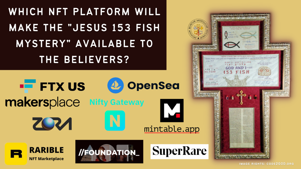 Which NFT platform will make the code2GOD's 